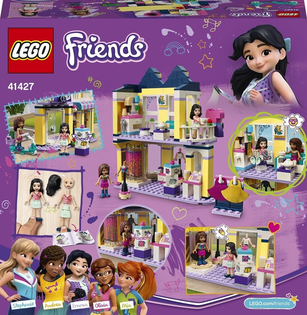 41427 LEGO® Friends Emma rõivapood цена и информация | Klotsid ja konstruktorid | kaup24.ee