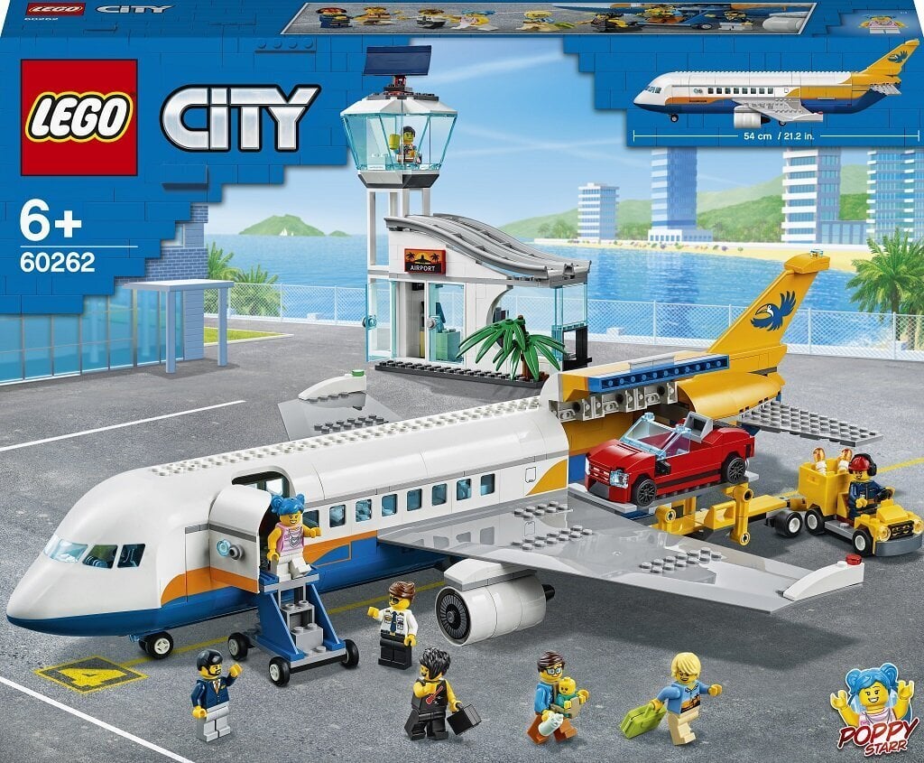 60262 LEGO® City Reisilennuk цена и информация | Klotsid ja konstruktorid | kaup24.ee