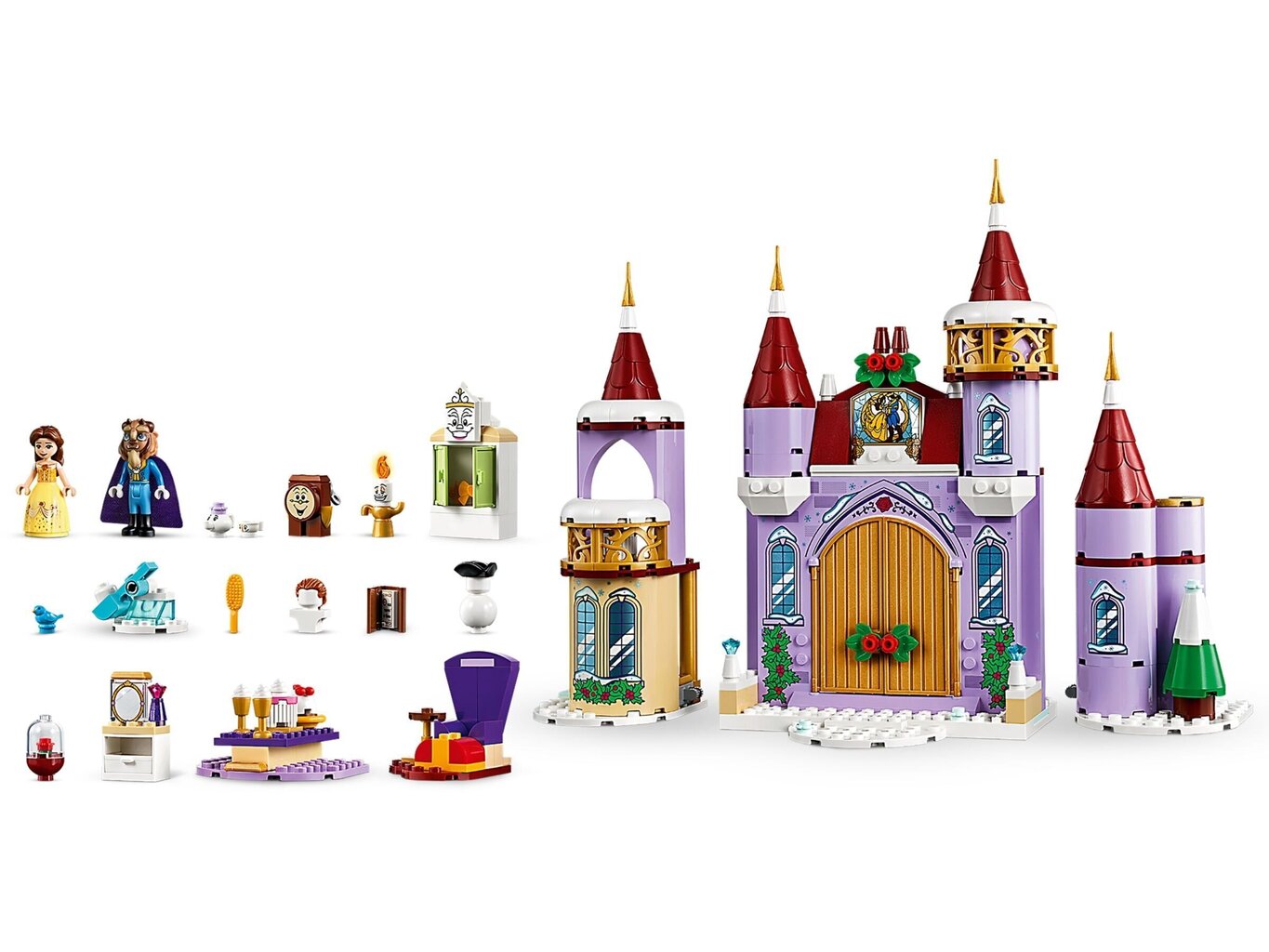 43180 LEGO® | Disney Princess Talvepuhkus Belle lossis hind ja info | Klotsid ja konstruktorid | kaup24.ee