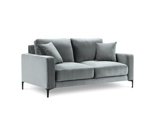 Двухместный бархатный диван Kooko Home Harmony, светло-серый цена и информация | Диваны | kaup24.ee