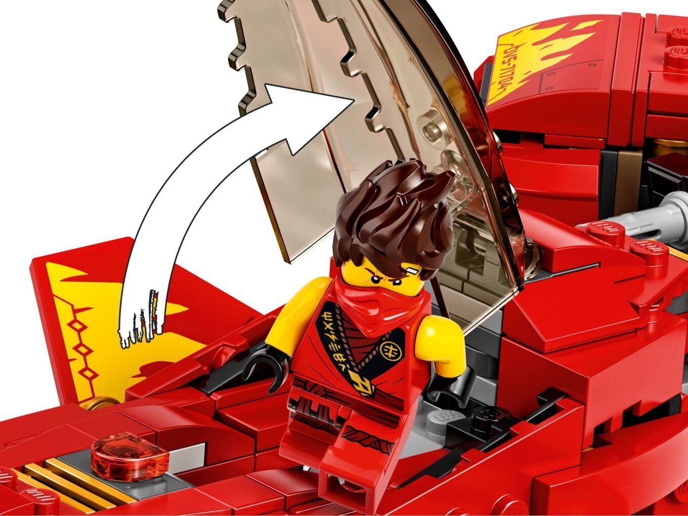 71704 LEGO® NINJAGO Kai hävitaja цена и информация | Klotsid ja konstruktorid | kaup24.ee