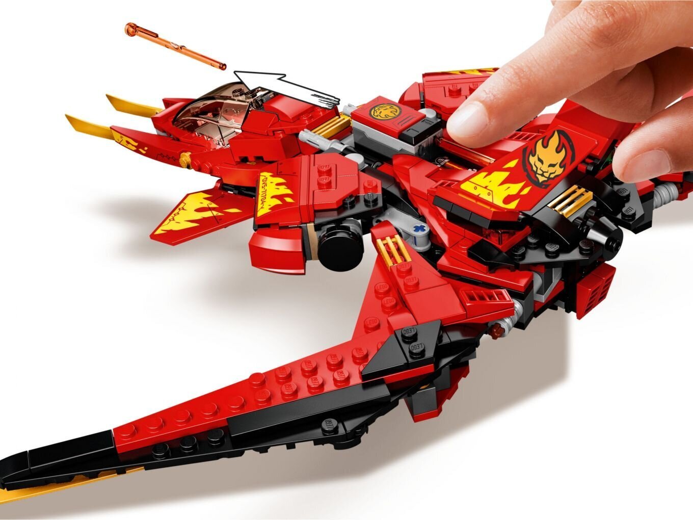 71704 LEGO® NINJAGO Kai hävitaja hind ja info | Klotsid ja konstruktorid | kaup24.ee