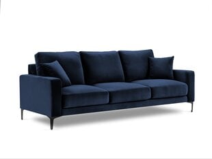 Трехместный бархатный диван Kooko Home Harmony, синий цена и информация | Диваны | kaup24.ee