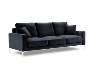Трехместный бархатный диван Kooko Home Lyrique, темно-синий цена и информация | Диваны | kaup24.ee