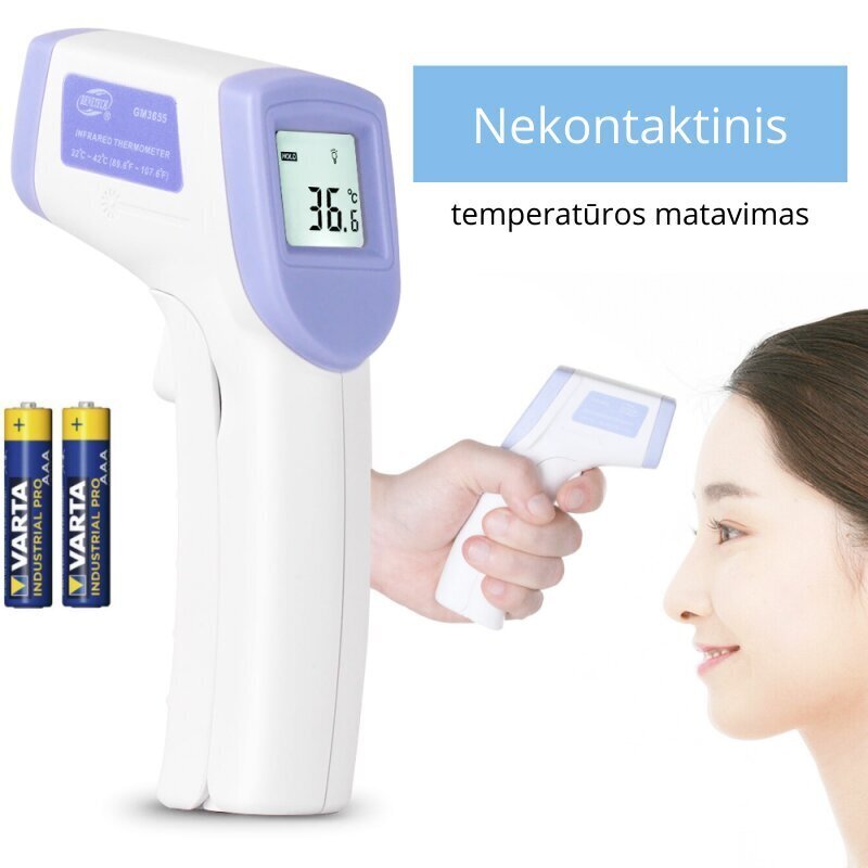 Kontaktivaba meditsiiniline termomeeter GM3655 hind | kaup24.ee