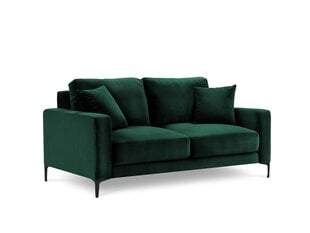 Двухместный бархатный диван Kooko Home Harmony, темно-зеленый цена и информация | Диваны | kaup24.ee