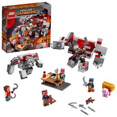 21163 LEGO® Minecraft Punase kivi lahing цена и информация | Конструкторы и кубики | kaup24.ee