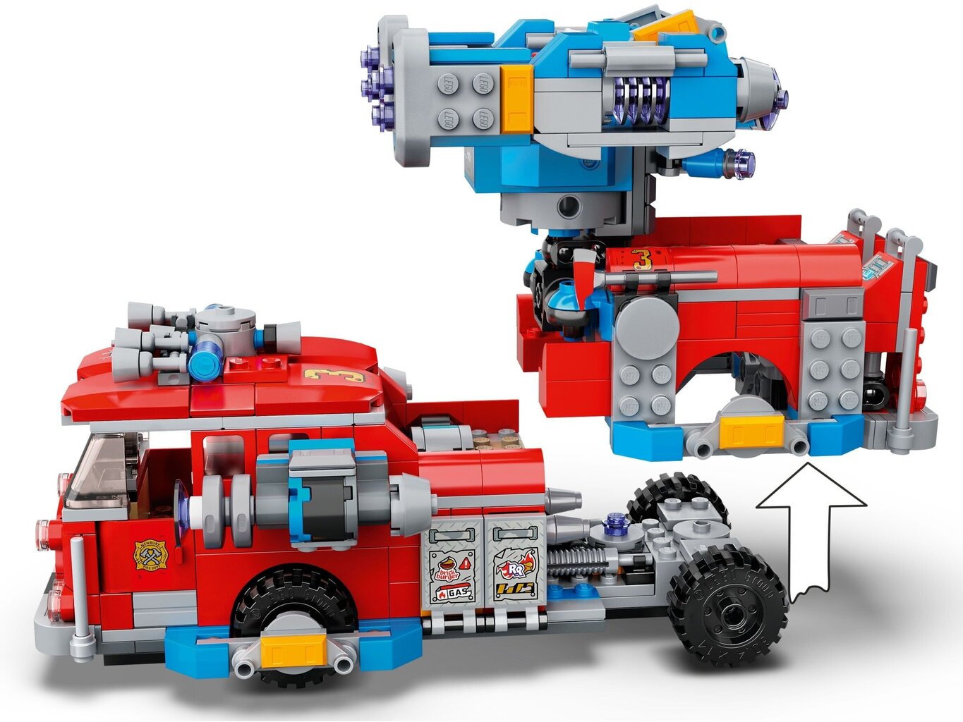 70436 LEGO® Hidden Side Viirastuslik tuletõrjeauto 3000 hind ja info | Klotsid ja konstruktorid | kaup24.ee