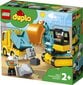 10931 LEGO® DUPLO Veoauto ja roomikekskavaator hind ja info | Klotsid ja konstruktorid | kaup24.ee