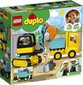 10931 LEGO® DUPLO Veoauto ja roomikekskavaator hind ja info | Klotsid ja konstruktorid | kaup24.ee