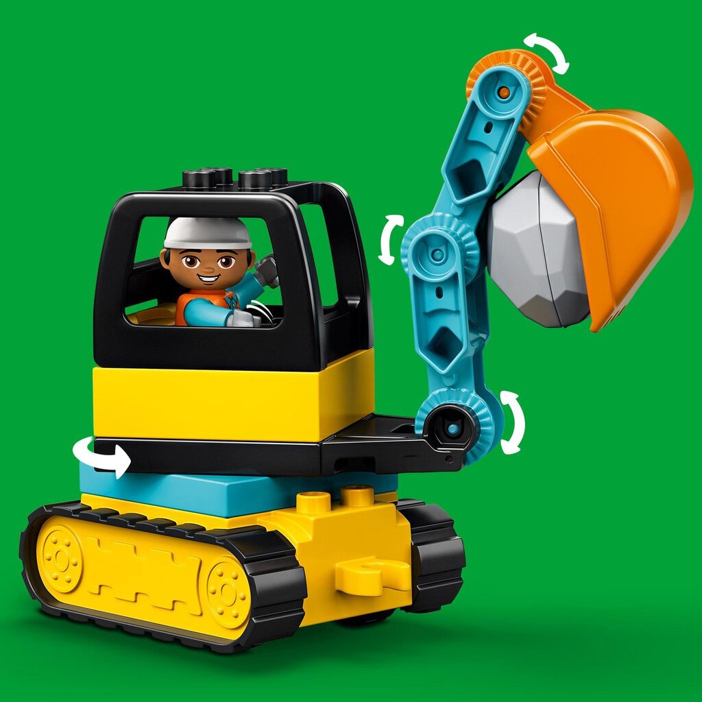 10931 LEGO® DUPLO Veoauto ja roomikekskavaator цена и информация | Klotsid ja konstruktorid | kaup24.ee