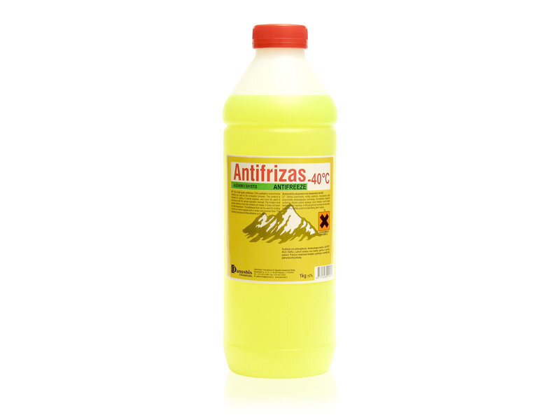 Antifriis kollane – 40°C 1kg hind ja info | Antifriisid ja jahutusvedelikud | kaup24.ee