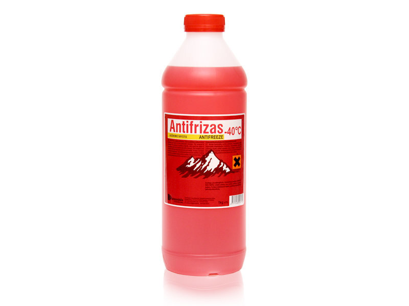 Antifriis punane – 40°C 1kg цена и информация | Antifriisid ja jahutusvedelikud | kaup24.ee