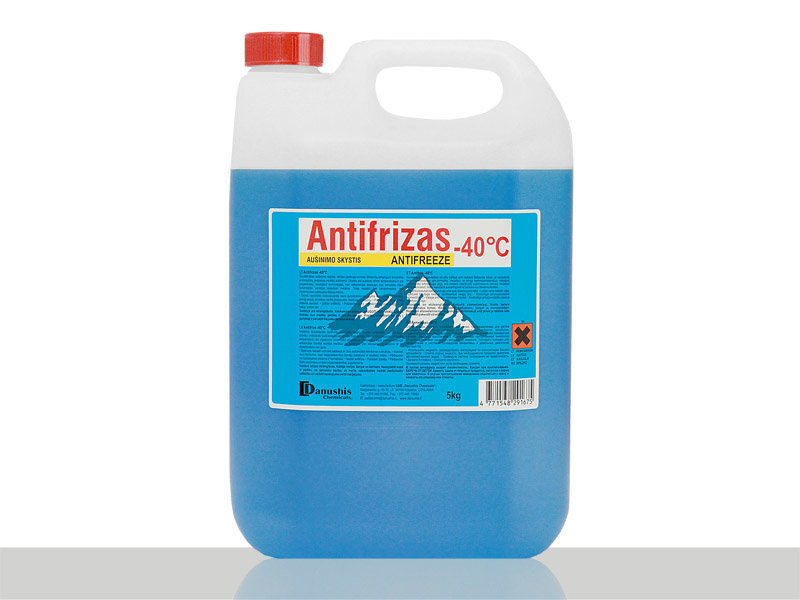 Antifriis sinine – 40°C 5 kg цена и информация | Antifriisid ja jahutusvedelikud | kaup24.ee