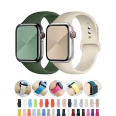 Silikoonrihm Apple Watchi rihmale 45mm 44mm 42mm 49mm 41mm 40mm 38mm randmepael iwatch seeria 8 7 9 SE 4 3 5 Ultra 6 Barbie roosa Barbie puuder hind ja info | Lisatarvikud korpustele | kaup24.ee