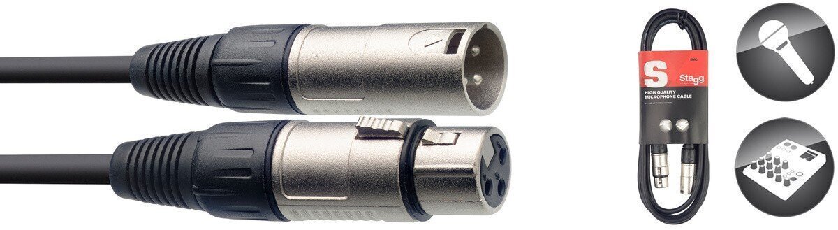 Stagg XLR/f - XLR/m, 15m цена и информация | Kaablid ja juhtmed | kaup24.ee