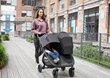 Kaksikute jalutuskäru Baby Jogger Citi Mini GT2, Slate hind ja info | Vankrid, jalutuskärud | kaup24.ee