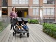 Kaksikute jalutuskäru Baby Jogger Citi Mini GT2, Slate цена и информация | Vankrid, jalutuskärud | kaup24.ee