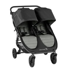 Kaksikute jalutuskäru Baby Jogger Citi Mini GT2, Slate hind ja info | Vankrid, jalutuskärud | kaup24.ee
