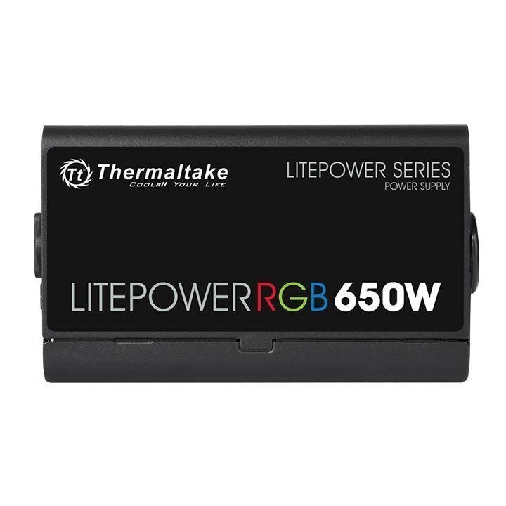 Power supply Thermaltake Litepower RGB PS-LTP-0650NHSANE-1 (650 W; Active; 120 mm) hind ja info | Toiteplokid (PSU) | kaup24.ee