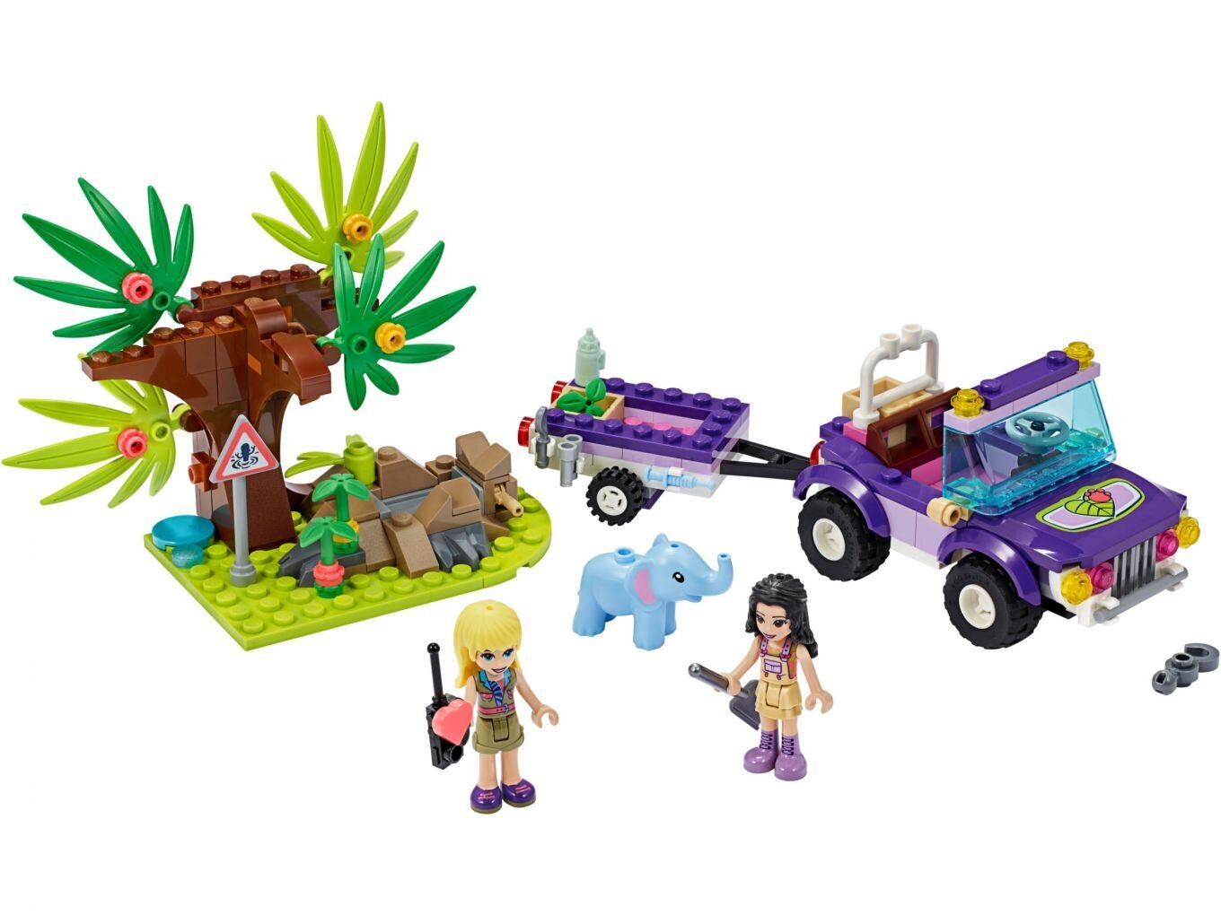 41421 LEGO® Friends Päästa elevant džunglis цена и информация | Klotsid ja konstruktorid | kaup24.ee