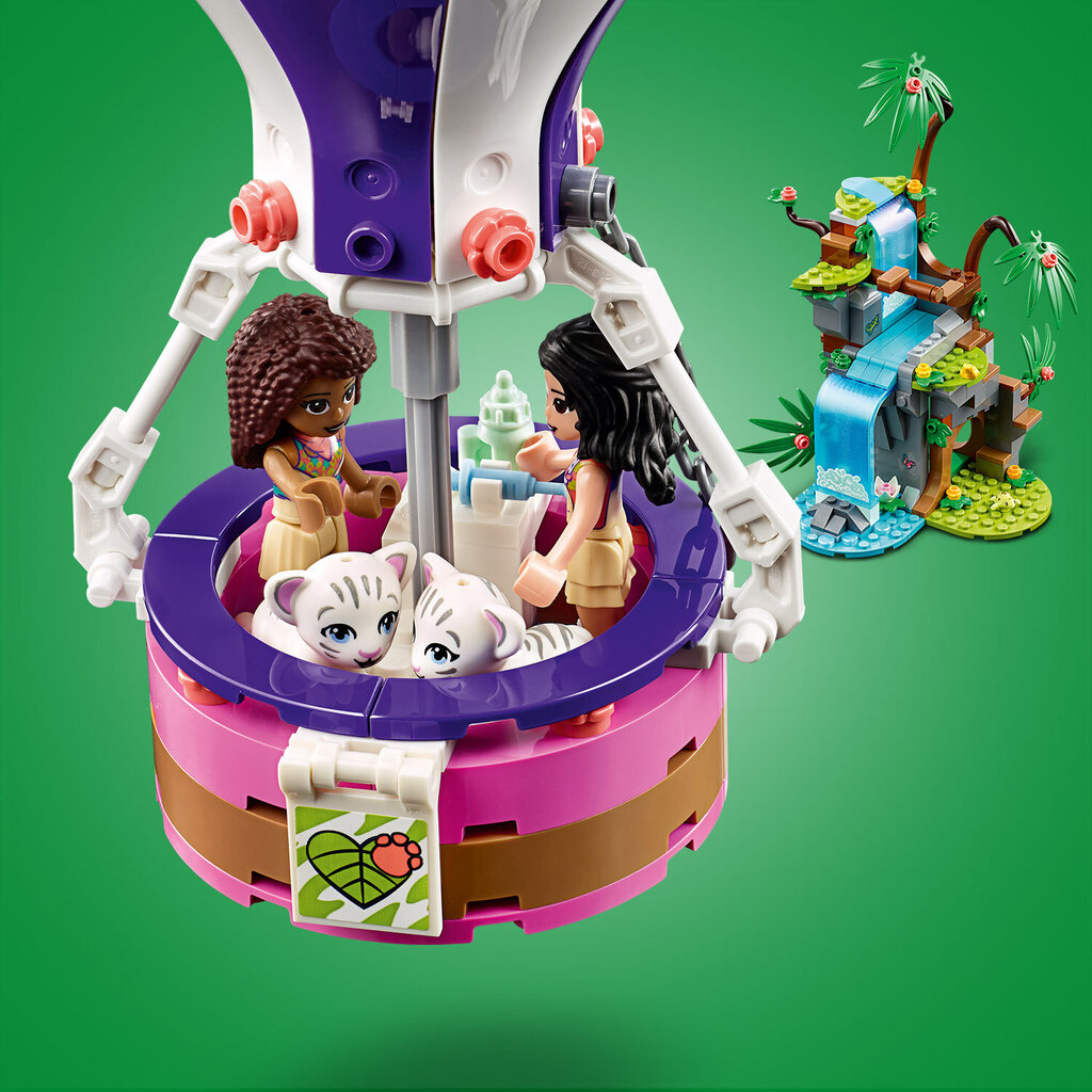 41423 LEGO® Friends Tiigri päästmine džunglis kuumaõhupalliga hind ja info | Klotsid ja konstruktorid | kaup24.ee