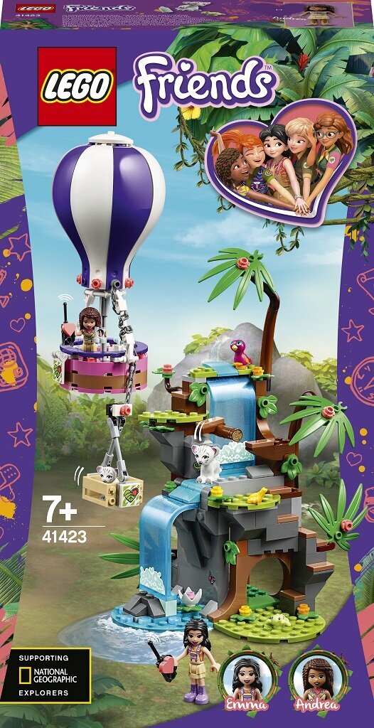 41423 LEGO® Friends Tiigri päästmine džunglis kuumaõhupalliga цена и информация | Klotsid ja konstruktorid | kaup24.ee