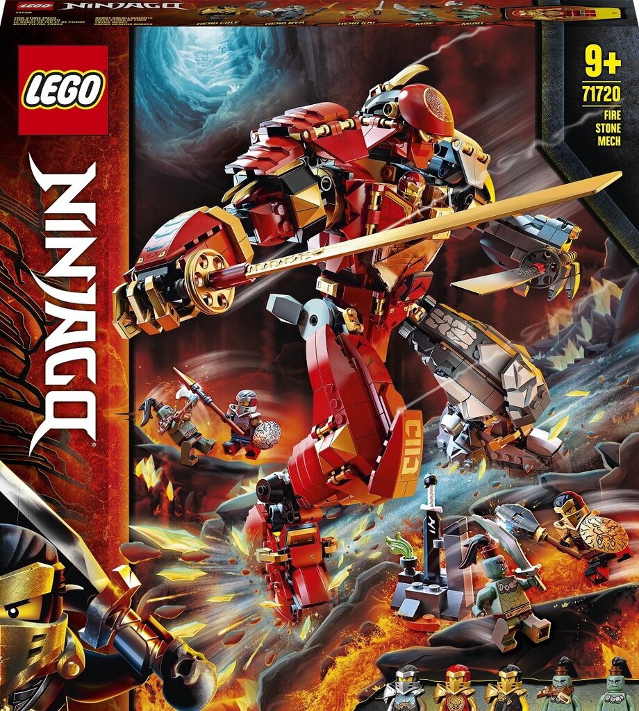 71720 LEGO® NINJAGO Tulekivirobot цена и информация | Klotsid ja konstruktorid | kaup24.ee