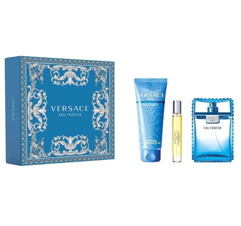 Komplekt Versace Man Eau Fraiche: EDT meestele 100 ml + EDT meestele 10 ml + dušigeel 150 ml цена и информация | Meeste parfüümid | kaup24.ee