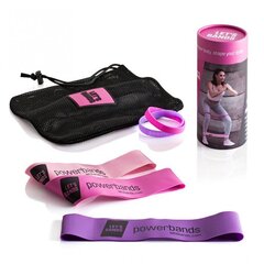 Набор резин сопротивления Let's Bands™ Tube, розовый цена и информация | Фитнес-резинки, гимнастические кольца | kaup24.ee