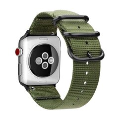 Apple Watch 38/40/41 Nailonist käevõru NATO käevõru Roheline roheline hind ja info | Lisatarvikud korpustele | kaup24.ee