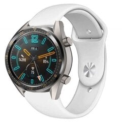 Huawei Watch GT / Watch Magic silikoonist kellarihm - valge valge цена и информация | Аксессуары для корпусов | kaup24.ee