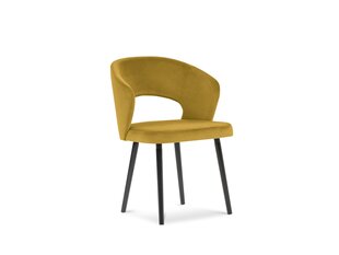 Набор из 4-х стульев Windsor and Co Elpis, желтый цена и информация | Стулья для кухни и столовой | kaup24.ee