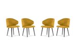 Комплект из 4-х стульев Windsor and Co Nemesis, желтый