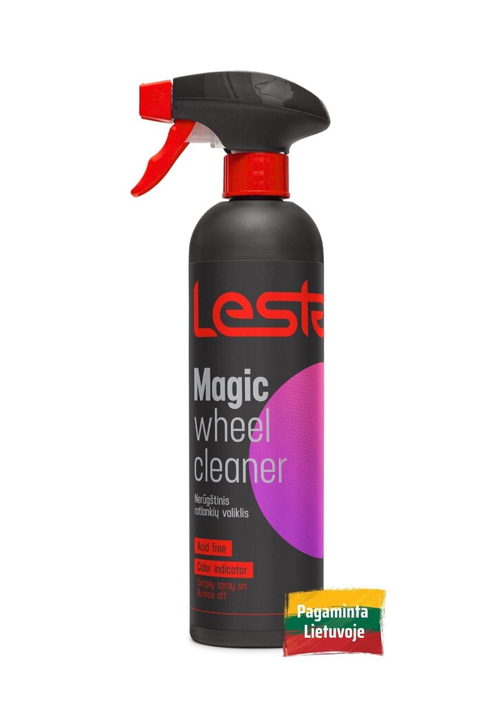 LESTA 0,5L Magic Wheel Cleaner rataste ja velgede puhastusvahend hind ja info | Autokeemia | kaup24.ee