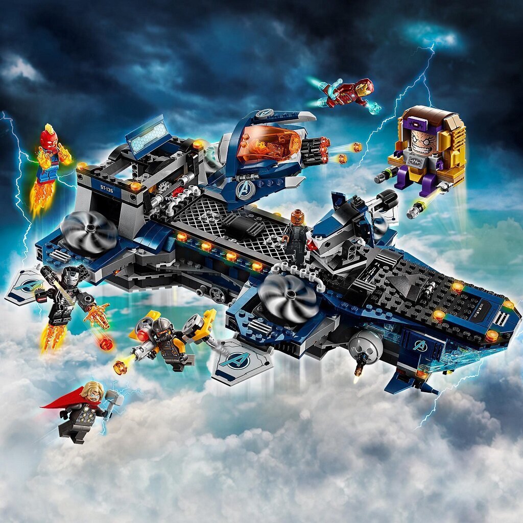 76153 LEGO® Super Heroes Avengersi helikopterikandja цена и информация | Klotsid ja konstruktorid | kaup24.ee