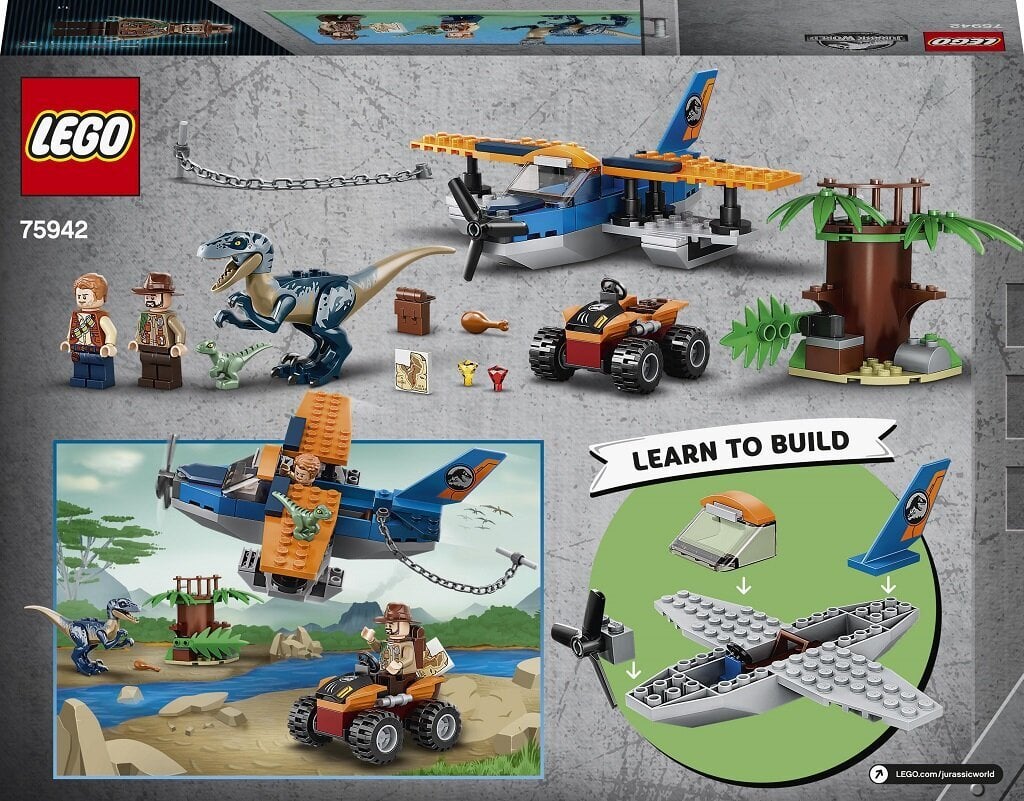 75942 LEGO® Jurassic World Lennuki päästemissioon hind ja info | Klotsid ja konstruktorid | kaup24.ee