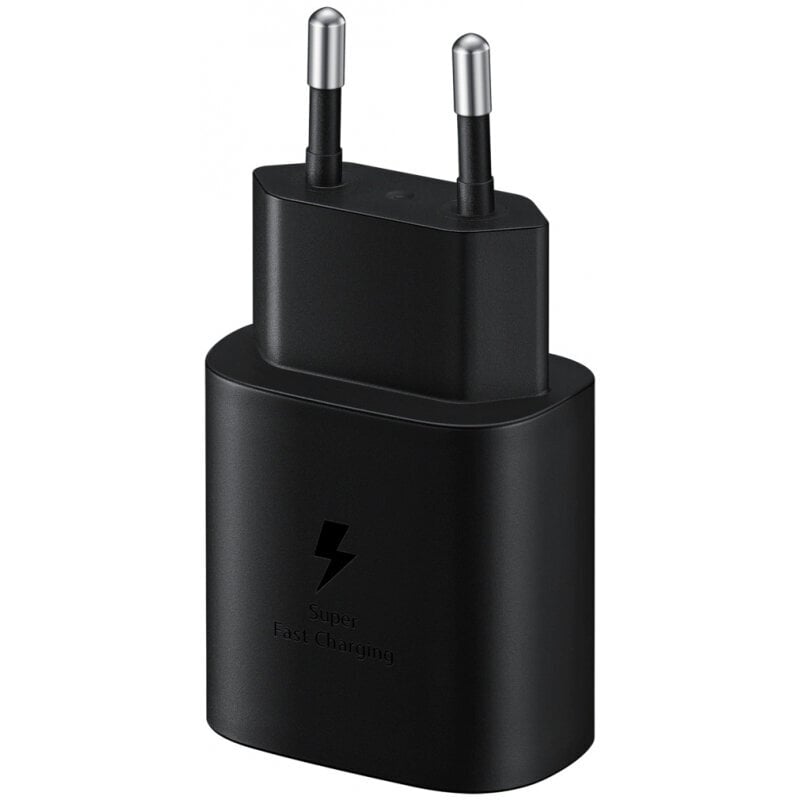 Samsung Laadimis Adapter (25W) USB-C Must - Bulk Original hind ja info | Mobiiltelefonide laadijad | kaup24.ee