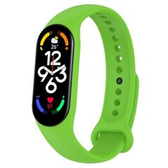 Silikoonist käevõru Xiaomi Mi Band 7 Green hind ja info | Lisatarvikud korpustele | kaup24.ee