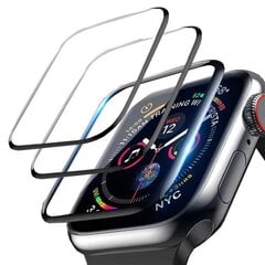 Apple Watch 1/2/3 42 mm ekraanikaitse [3-pakk] 3D Curve ekraanikaitse must hind ja info | Lisatarvikud korpustele | kaup24.ee