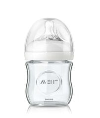 Philips Avent klaasist lutipudel Natural SCF051/17, 120 ml цена и информация | Бутылочки и аксессуары | kaup24.ee