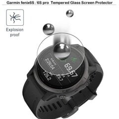 Garmin Fenix 6S/6S Pro karastatud klaas 0,2 mm 9H 2,5D läbipaistev hind ja info | Lisatarvikud korpustele | kaup24.ee