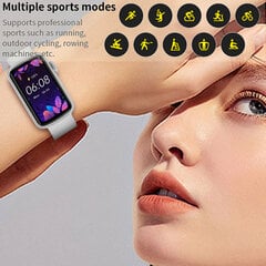 iPhone ja Android telefonidega ühilduv nutikell naistele, naiste õhuke käekell, fitnessjälgijaga digikell Silver hind ja info | Nutikellad (smartwatch) | kaup24.ee