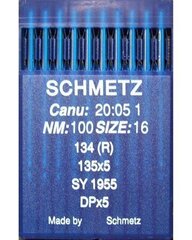 Набор игл для промышленных швейных машин «Schmetz» 134(R) № 100 10 шт. цена и информация | Принадлежности для шитья | kaup24.ee