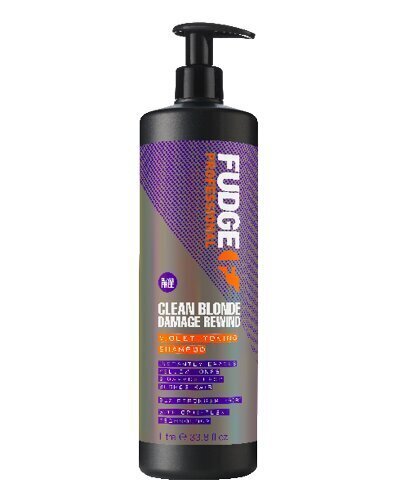 FUDGE Clean Blonde Damage Rewind Violet šampoon 1000ml hind ja info | Šampoonid | kaup24.ee