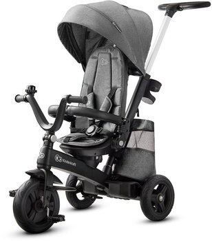 Multifunktsionaalne kolmerattaline Kinderkraft Easytwist, platinum grey hind ja info | Kolmerattalised jalgrattad | kaup24.ee