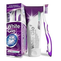 Отбеливающая зубная паста White Glo 150 г + подарочная зубная щетка цена и информация | White Glo Духи, косметика | kaup24.ee