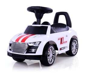 Pealeistutav auto Milly Mally Racer White 0978 hind ja info | Imikute mänguasjad | kaup24.ee