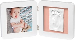 Kahekordne pildiraam lapse käe-/jalajälje tegemiseks Baby Art hind ja info | Imikute käe- ja jalajäljendid | kaup24.ee