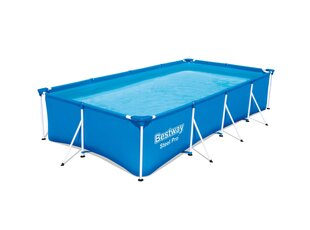 Karkassiga bassein Bestway Steel Pro, 400x211x81 cm, sinine hind ja info | Basseinid | kaup24.ee